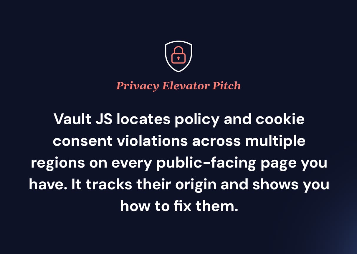 VaultJS Privacy Positioning